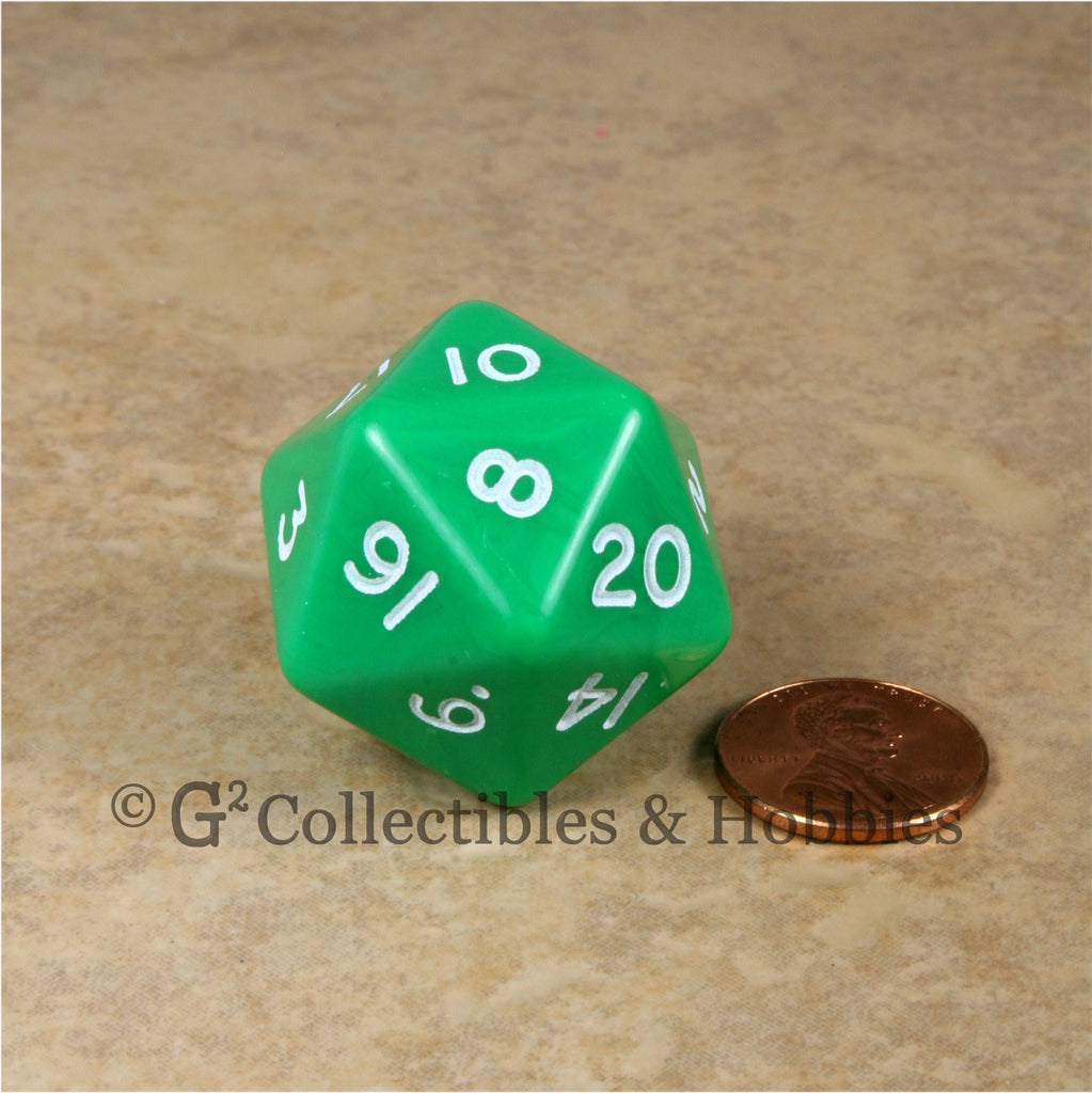 D20 Jumbo 30mm Opaque Green