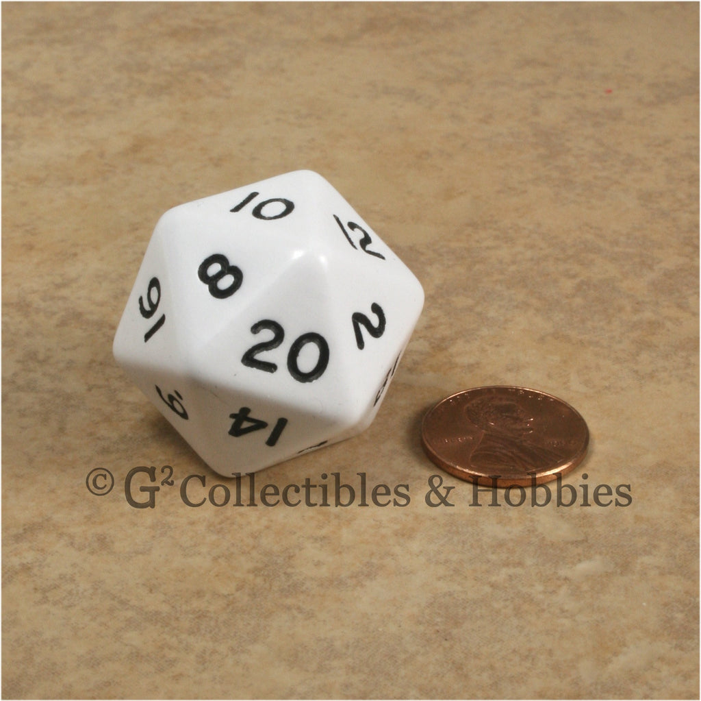 D20 Jumbo 30mm Opaque White