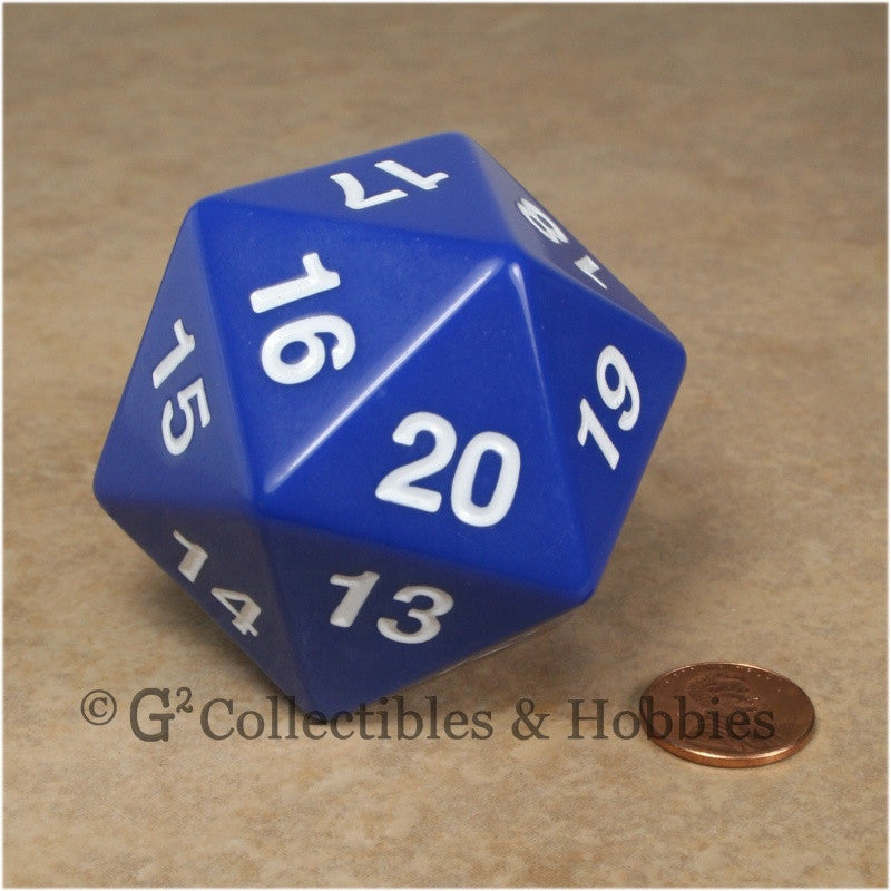 D20 Giant 55mm Opaque Blue