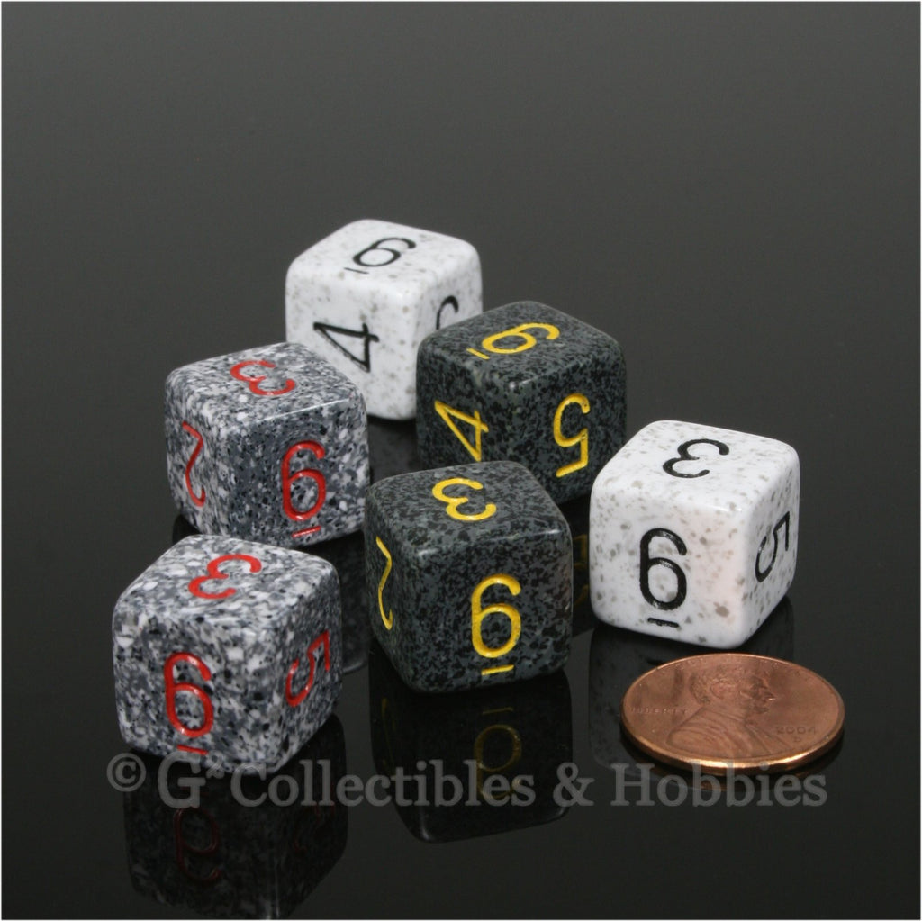 D6 RPG Dice Set : Speckled 6pc