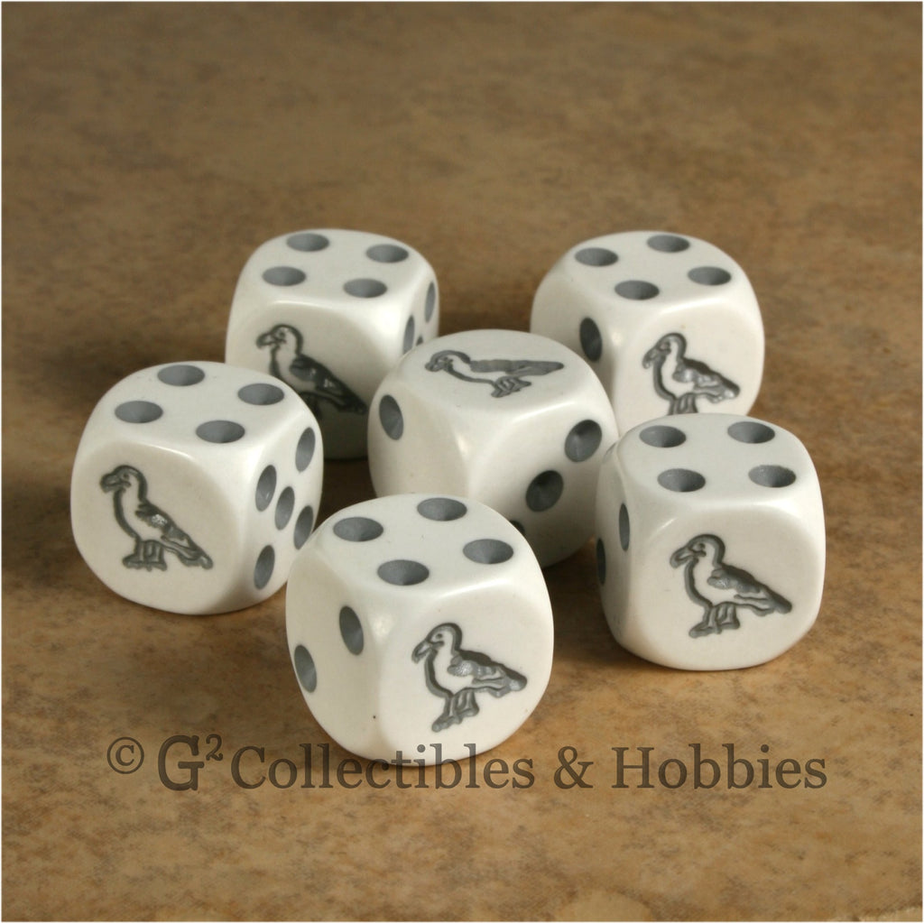 Seagull 6pc Dice Set - White