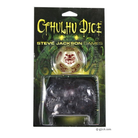 Cthulhu Dice Game - Bone / Red