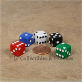 D6 12mm Opaque Multicolored 10pc Dice Set