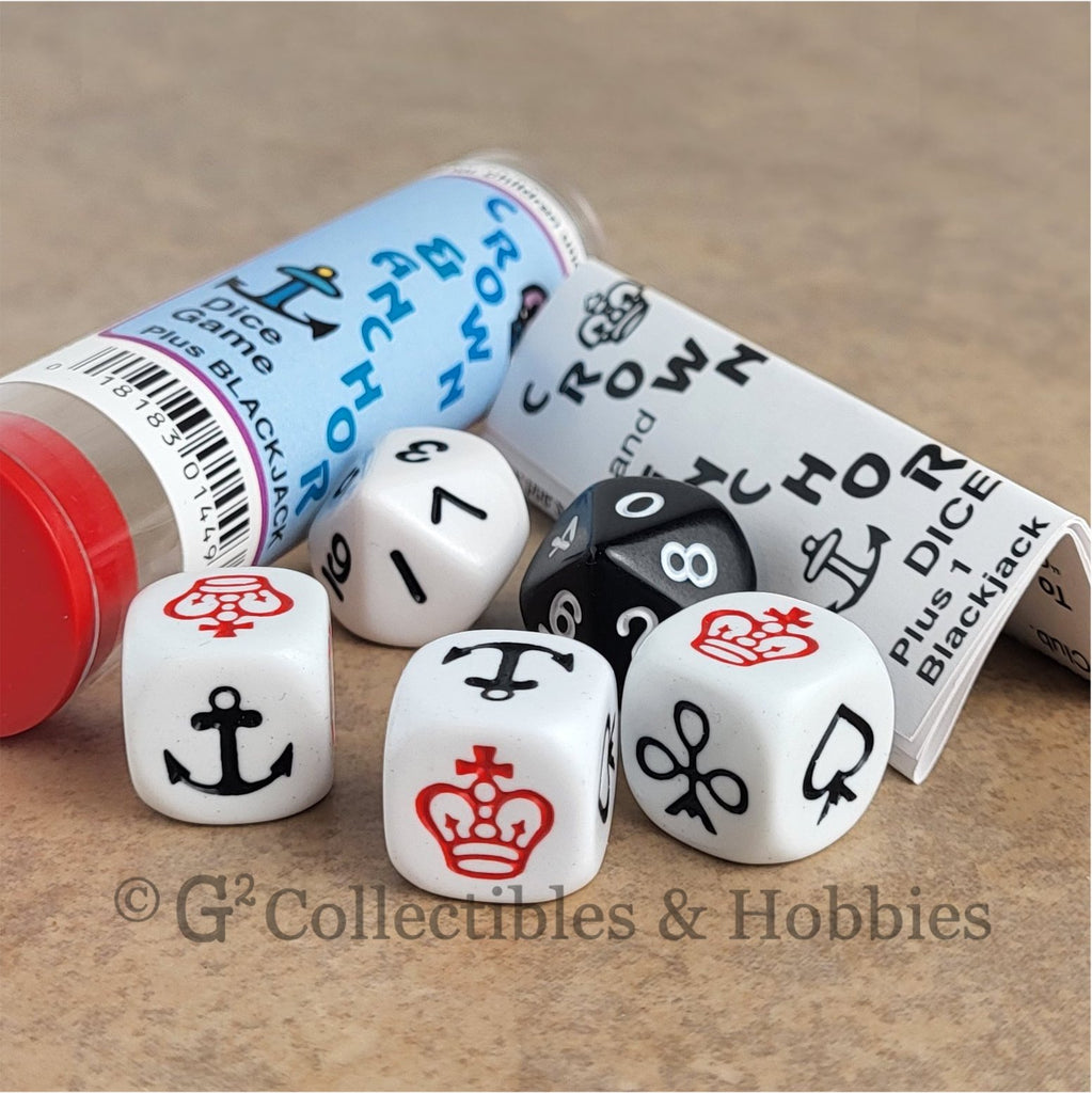 Crown and Anchor Dice Game in Tube