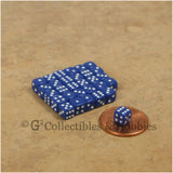 D6 5mm Deluxe Rounded Edge 30pc MINI Dice Set - Opaque Navy Blue