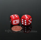 WWII Axis & Allies 6pc Dice Set - Imperial Japanese Navy Rising Sun Flag