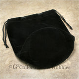 Dice Bag: Extra Large Black Velveteen