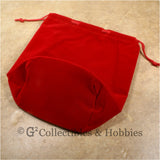 Dice Bag: Extra Large Red Velveteen