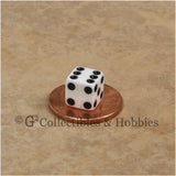 D6 8mm Opaque Multicolored with White/Black Pips 50pc Dice & Bag Set