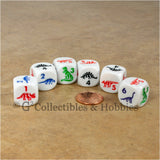 Dinosaur 6pc Dice Set