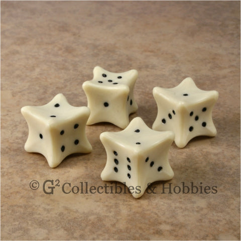 D6 4pc Dice Bones Set