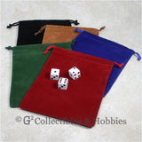 Dice Bag: Large Velveteen - 5pc Set