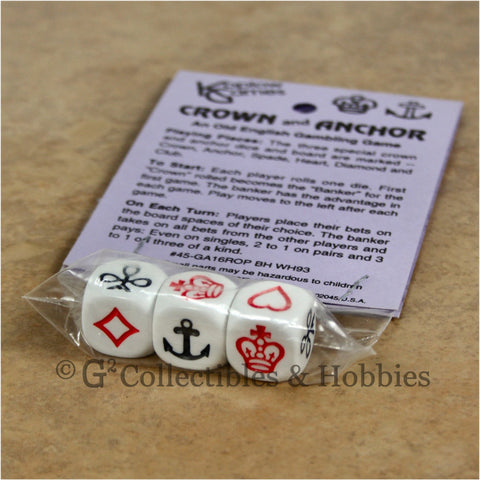 Crown and Anchor Dice Game
