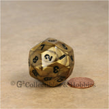 D30 Olympic Pearlized Gold with Black Numbers