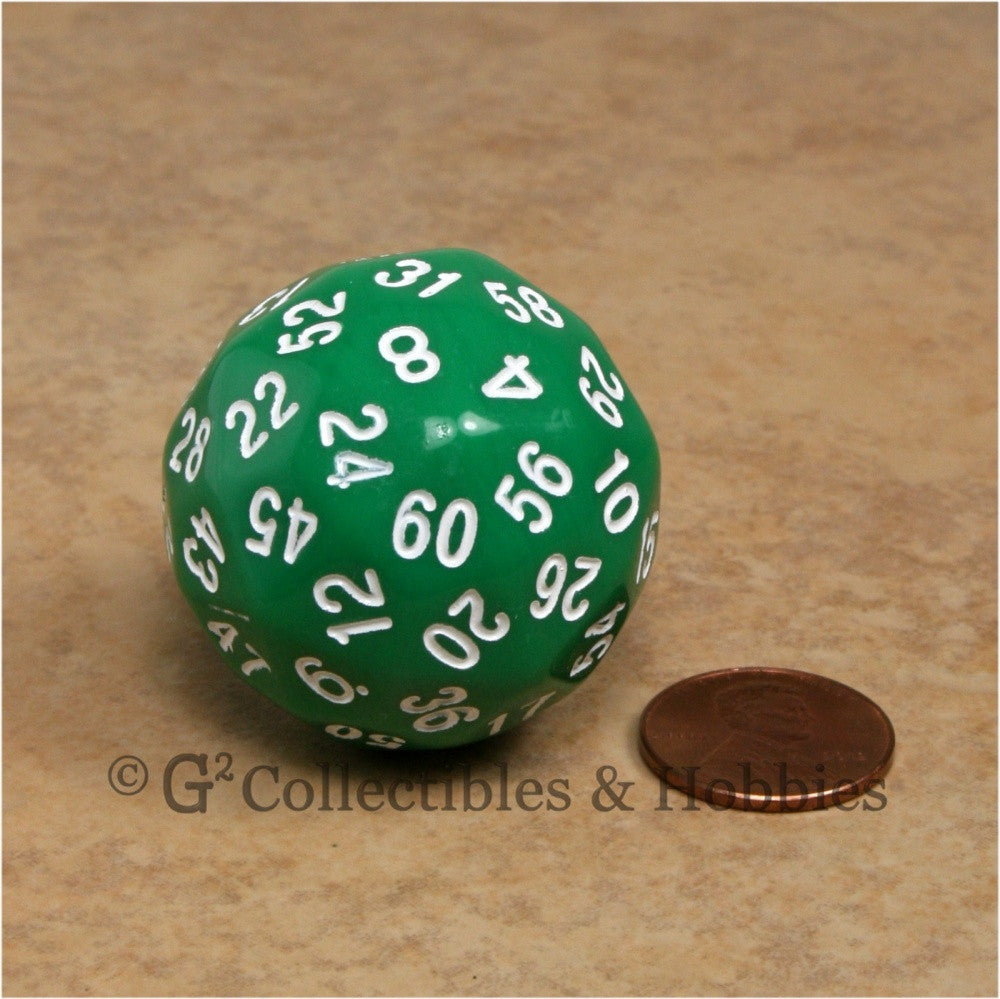 D60 Green Sixty Sided Die