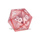 D20 25mm Double Dice - Red