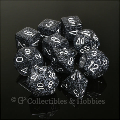 RPG Dice Set Speckled Ninja 10pc