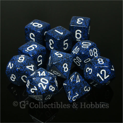 RPG Dice Set Speckled Stealth 10pc