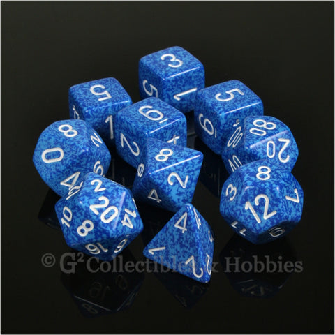 RPG Dice Set Elemental Water 10pc