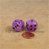 D6 16mm Deluxe Swirl Ice Purple 6pc Dice Set