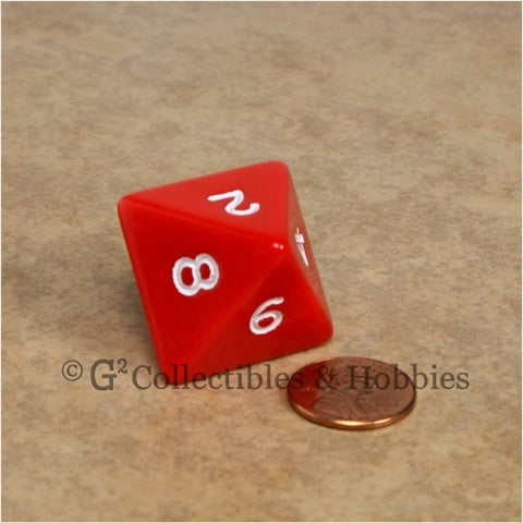 D8 Jumbo 25mm Opaque Red