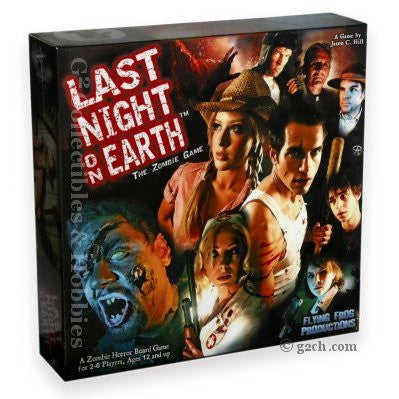 Last Night on Earth Zombie Horror Board Game ( New, Shrink Wrap Torn on Corner)