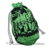 Dice Bag: Extra Large Orc Skull Green Dice Bag