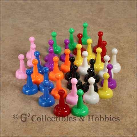 Game Pawns: Standard Set of 36 in nine colors