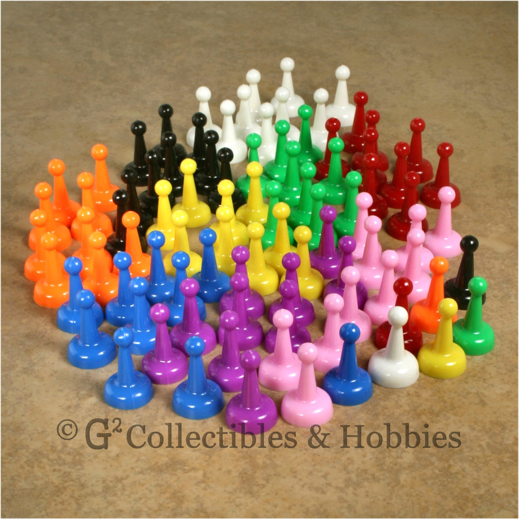Game Pawns: Standard Set of 90 in nine colors