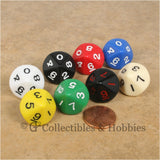 D10 RPG Dice Set : Opaque 8pc