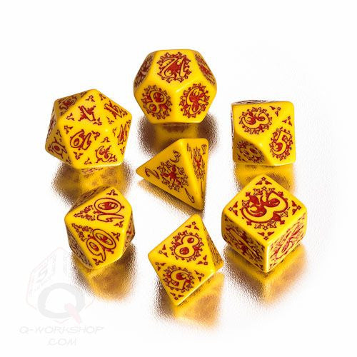 RPG Dice Set Pathfinder Legacy of Fire 7pc
