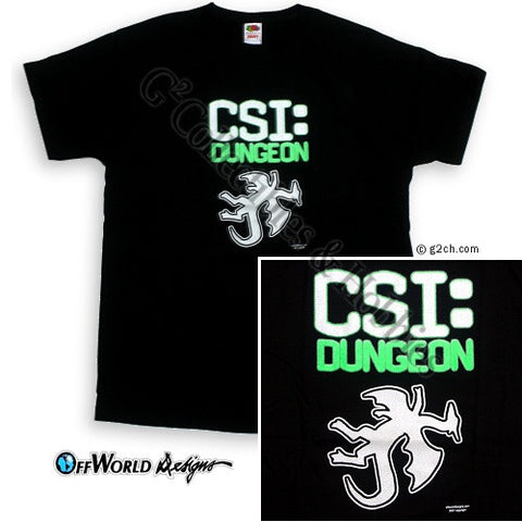 XL CSI: Dungeon T-Shirt (glow in the dark)